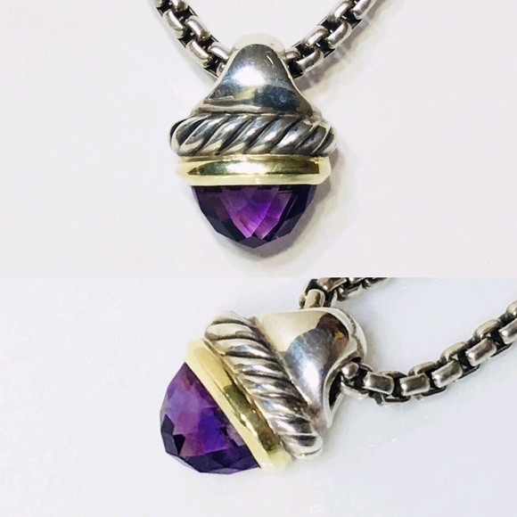 Amethyst Acorn pendant